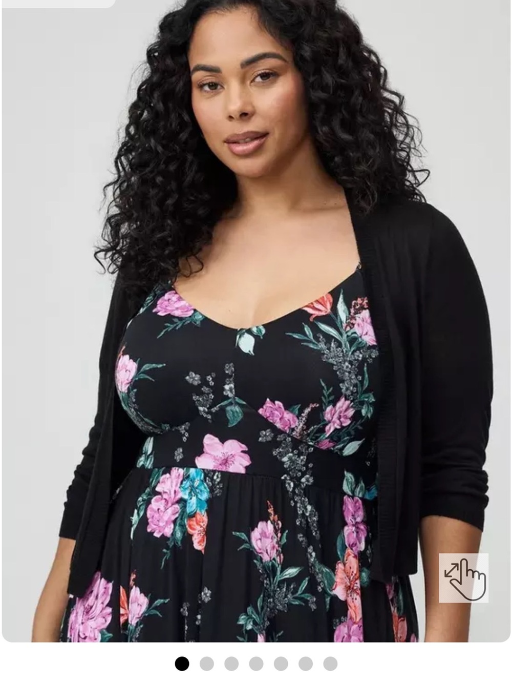 Torrid Black Open-Front Lightweight Women's Cardigan